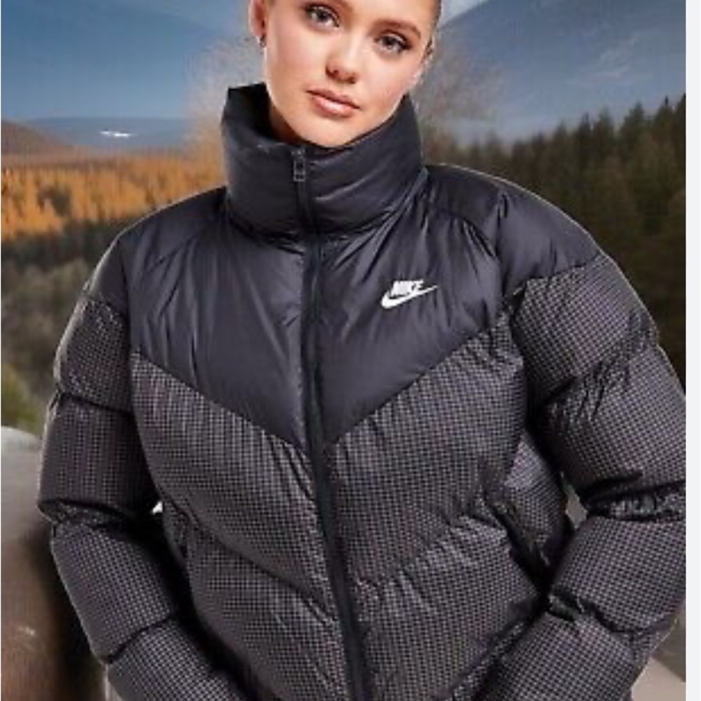 Nike Therma-Fit WindPuffer Grid Padded Loose Fit Jacket Women's Size Small (NWT) - Picture 2 of 14